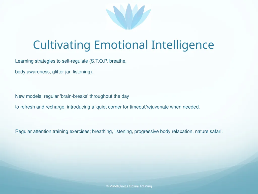 Mindfulness provides a tool for profound life - slide 19 of 103
