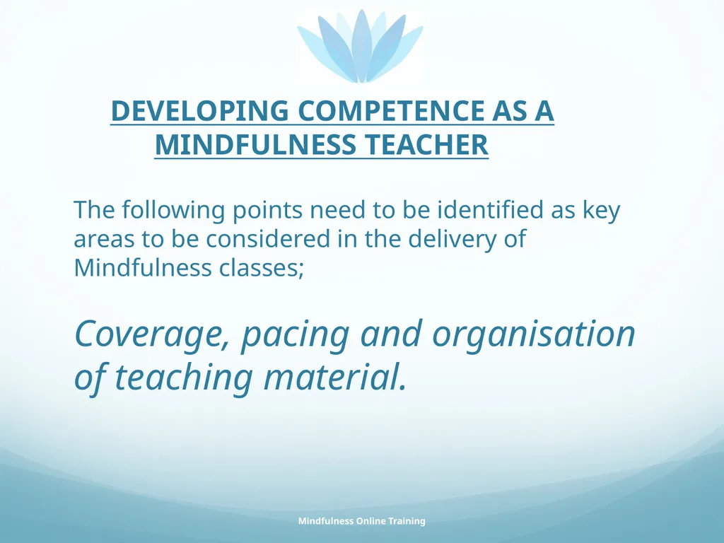 Mindfulness provides a tool for profound life - slide 102 of 103