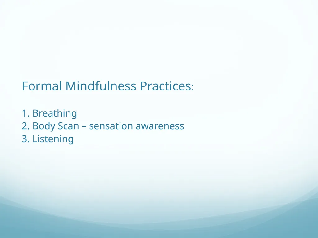 Mindfulness provides a tool for profound life - slide 9 of 103