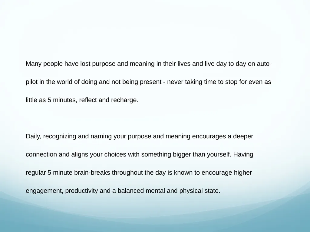 Mindfulness provides a tool for profound life - slide 14 of 103