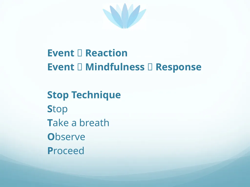 Mindfulness provides a tool for profound life - slide 20 of 103