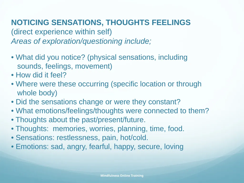 Mindfulness provides a tool for profound life - slide 101 of 103