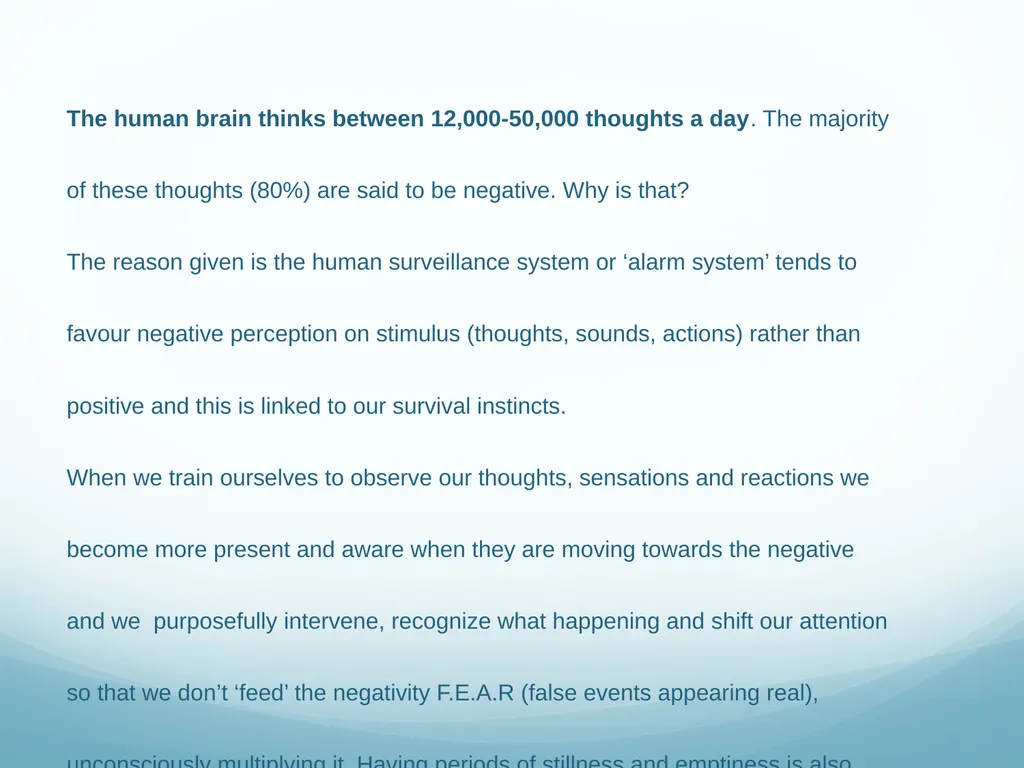 Mindfulness provides a tool for profound life - slide 28 of 103