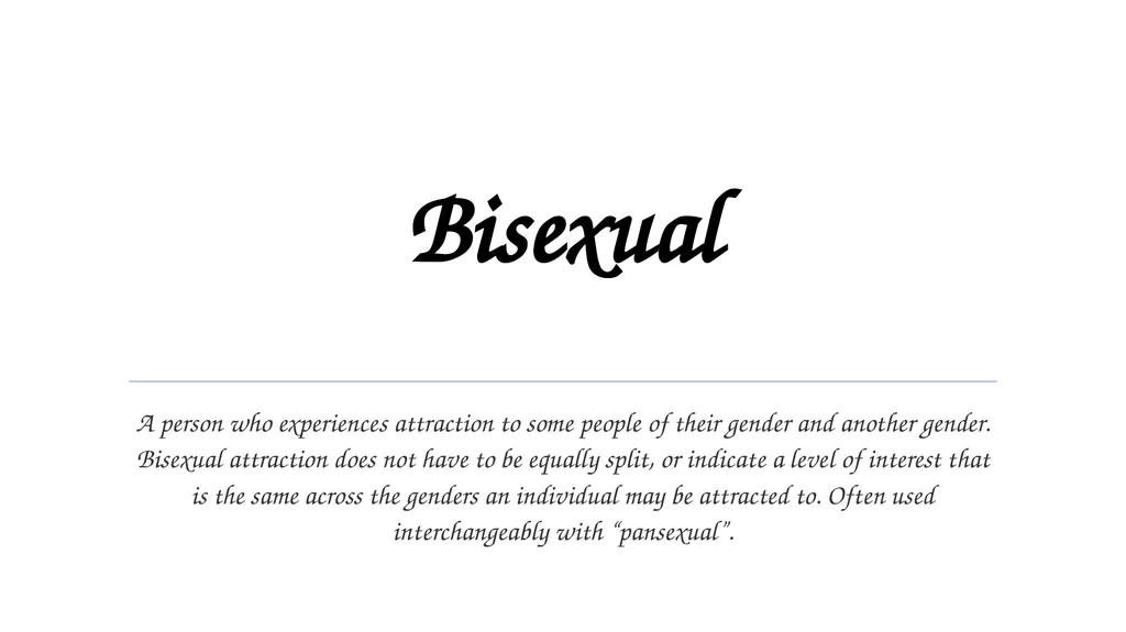 Cisgender When you personal identity and gender - slide 12 of 20