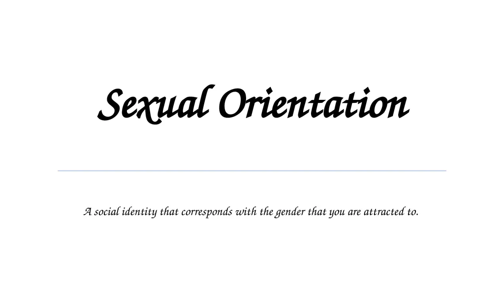 Cisgender When you personal identity and gender - slide 7 of 20