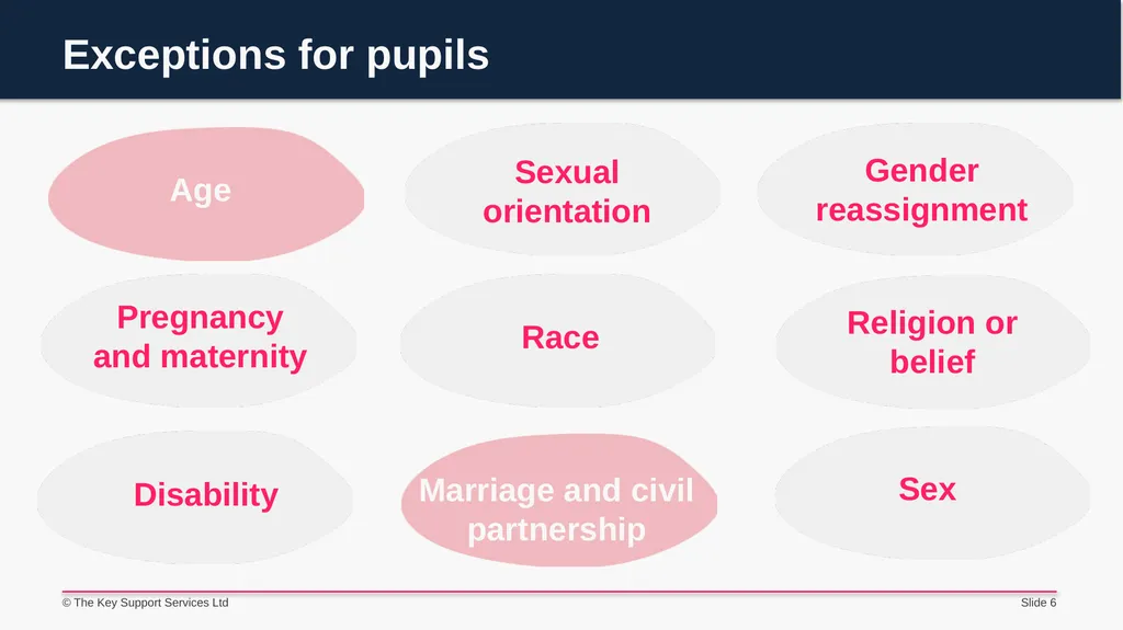 The Equality Act 2010 Staff briefing - slide 6 of 14