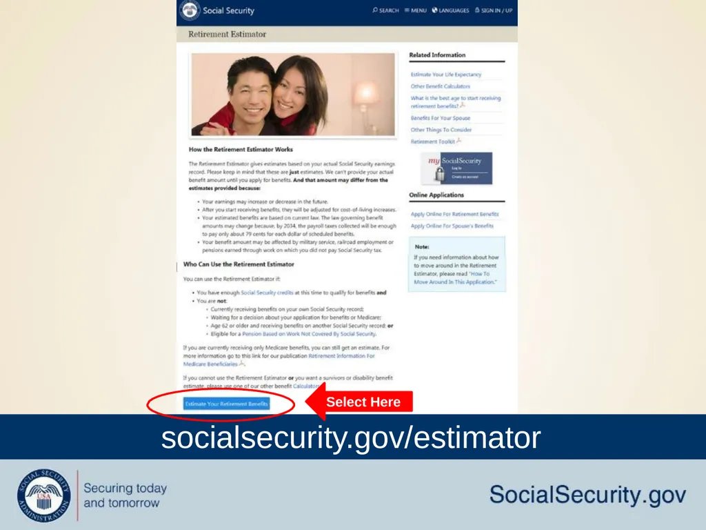Social Security Makes Retirement Planning Easy How - slide 30 of 33