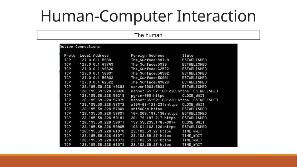 Human-Computer Interaction The Human - slide 9 of 44