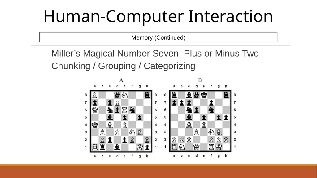 Human-Computer Interaction The Human - slide 40 of 44