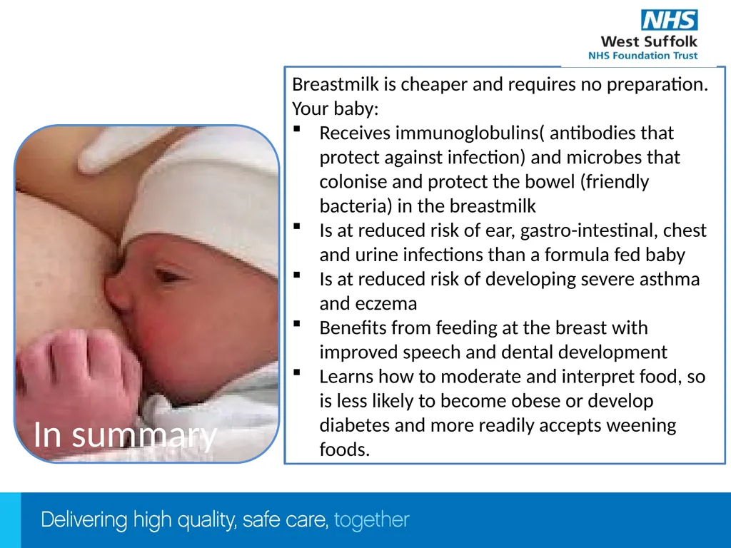 Infant Feeding Workshop Welcome Infant Feeding - slide 5 of 21