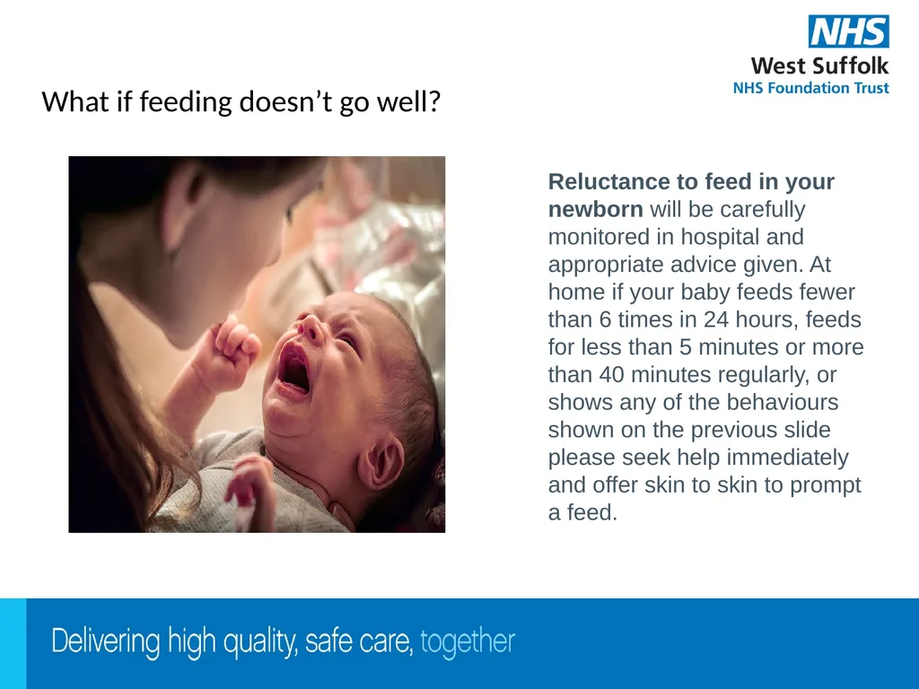 Infant Feeding Workshop Welcome Infant Feeding - slide 15 of 21