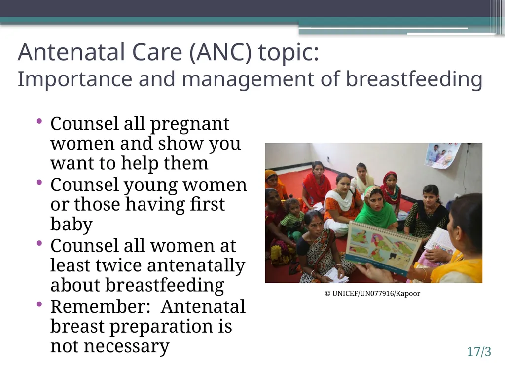 Session 17. Antenatal preparation for - slide 3 of 6