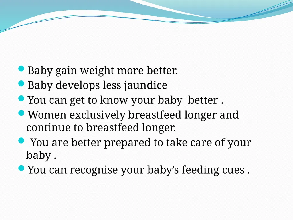 MANAGEMENT OF NORMAL PUERPERIUM Mrs. Preeti - slide 33 of 42