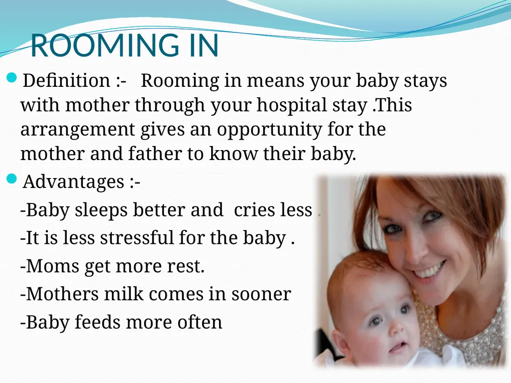 MANAGEMENT OF NORMAL PUERPERIUM Mrs. Preeti - slide 32 of 42