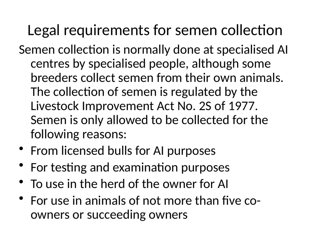 Reproductive organs of cattle Paper 1: Question 4 - slide 35 of 65