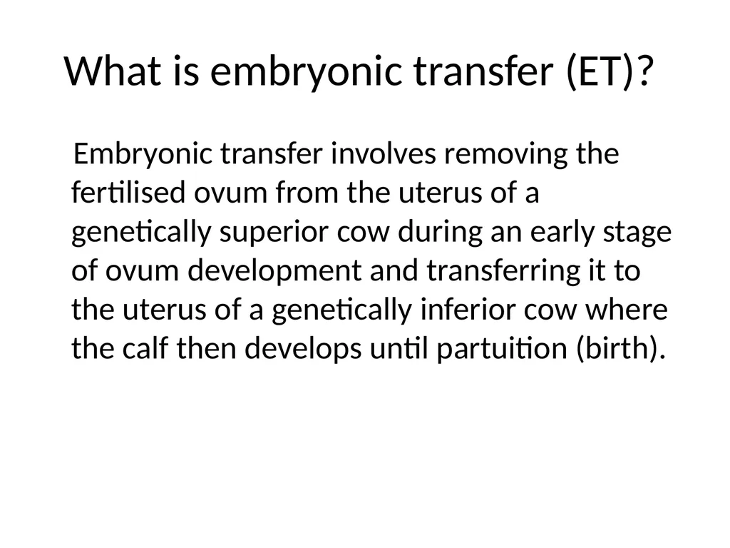 Reproductive organs of cattle Paper 1: Question 4 - slide 53 of 65