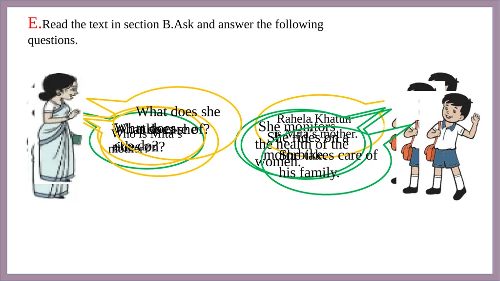 Class: Two Sub: English for today Lesson:2 Unit:8 - slide 8 of 13