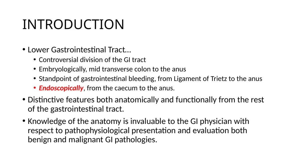 ANATOMY OF THE LOWER GASTROINTESTINAL TRACT DR. A. - slide 3 of 23