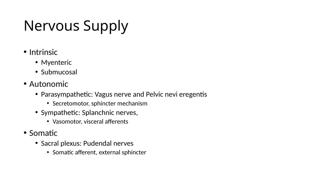 ANATOMY OF THE LOWER GASTROINTESTINAL TRACT DR. A. - slide 16 of 23