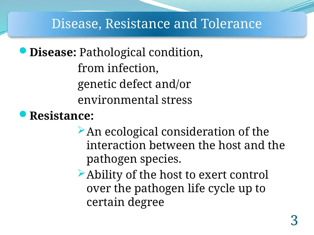 Introduction to Breeding for Disease Resistance - slide 3 of 16