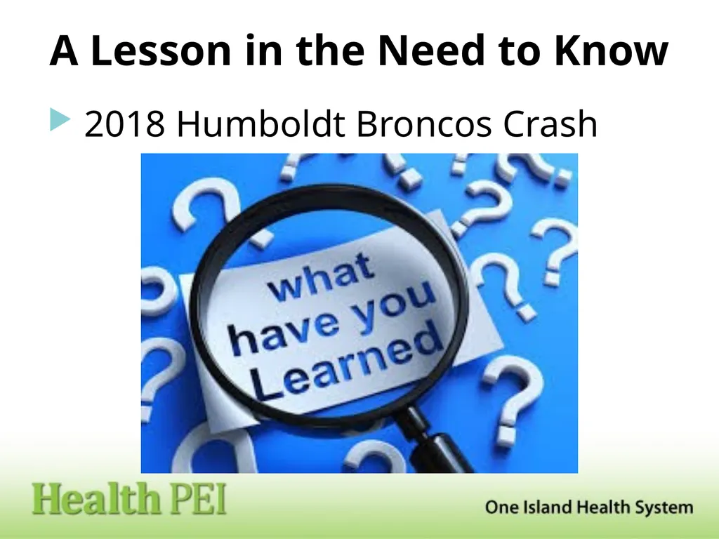 Snooping & the ‘Need to Know’ Presented to: All - slide 7 of 12
