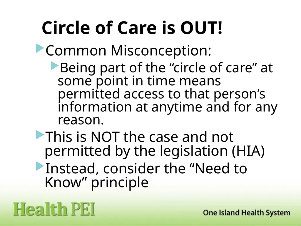 Snooping & the ‘Need to Know’ Presented to: All - slide 4 of 12