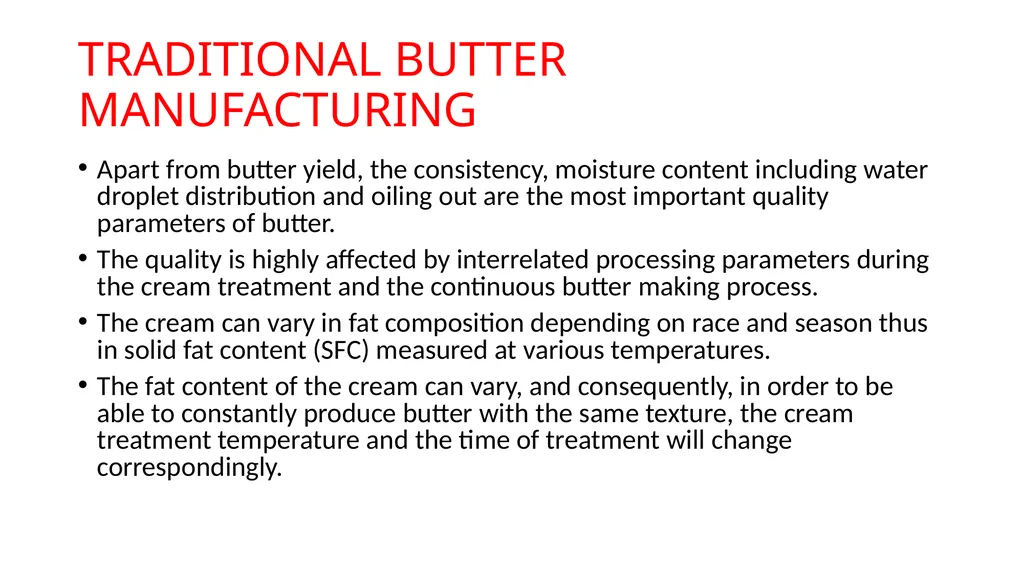 Butter Technology Res. Asst, DVM Bahar ONARAN - slide 3 of 12