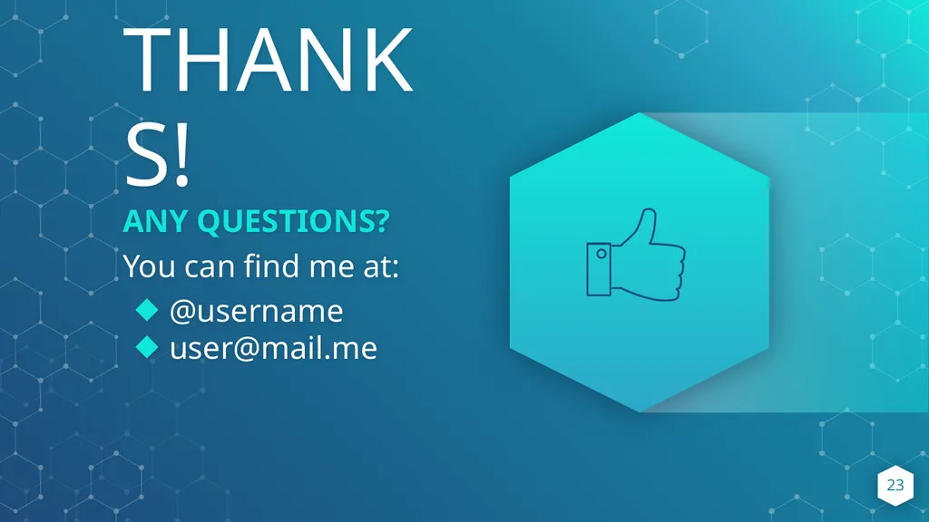 THIS IS YOUR PRESENTATION TITLE INSTRUCTIONS FOR - slide 23 of 39