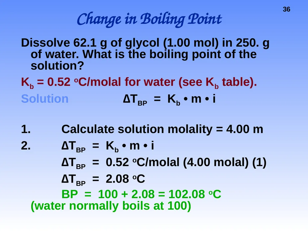 Solutions Why does a raw egg swell or shrink when - slide 36 of 39