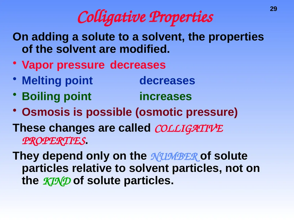 Solutions Why does a raw egg swell or shrink when - slide 29 of 39