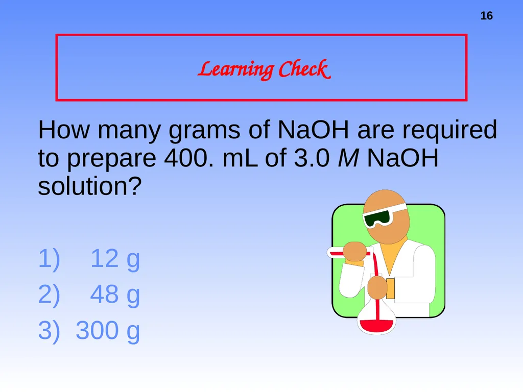 Solutions Why does a raw egg swell or shrink when - slide 16 of 39