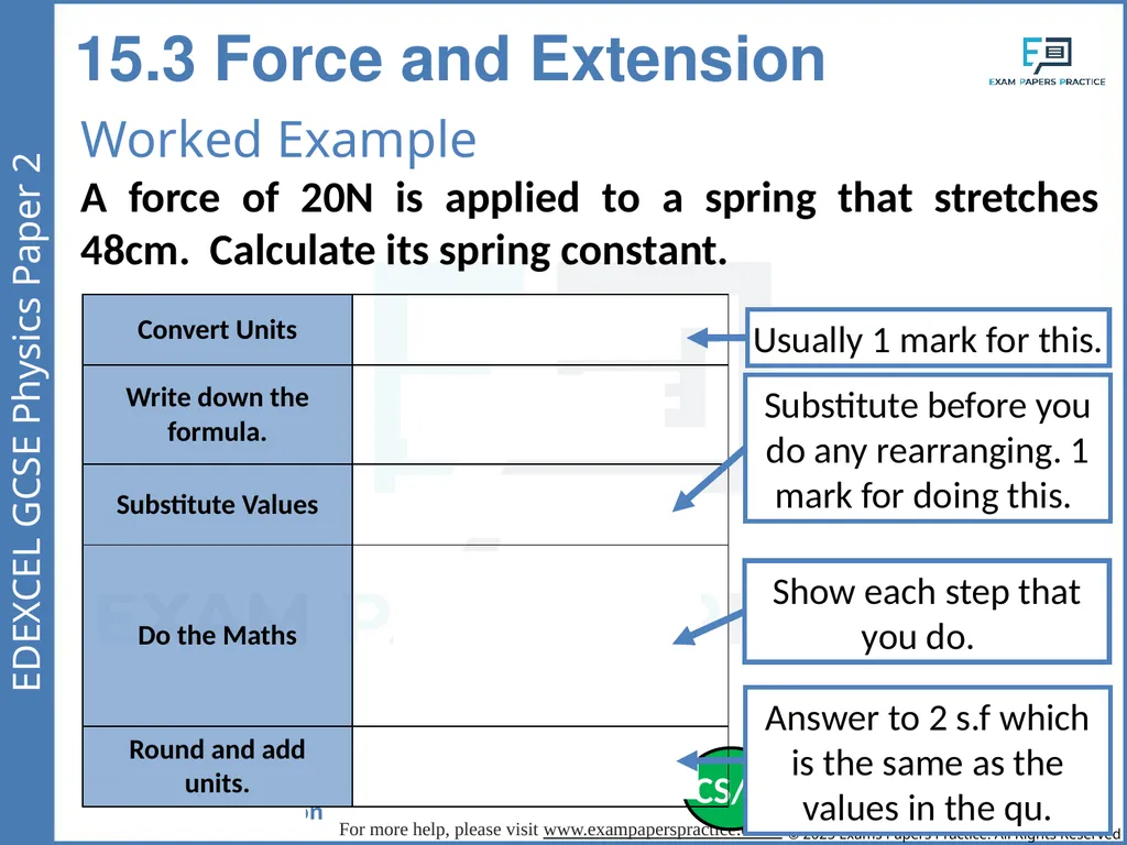Forces and Matter Paper 2 If you applied a force - slide 7 of 33