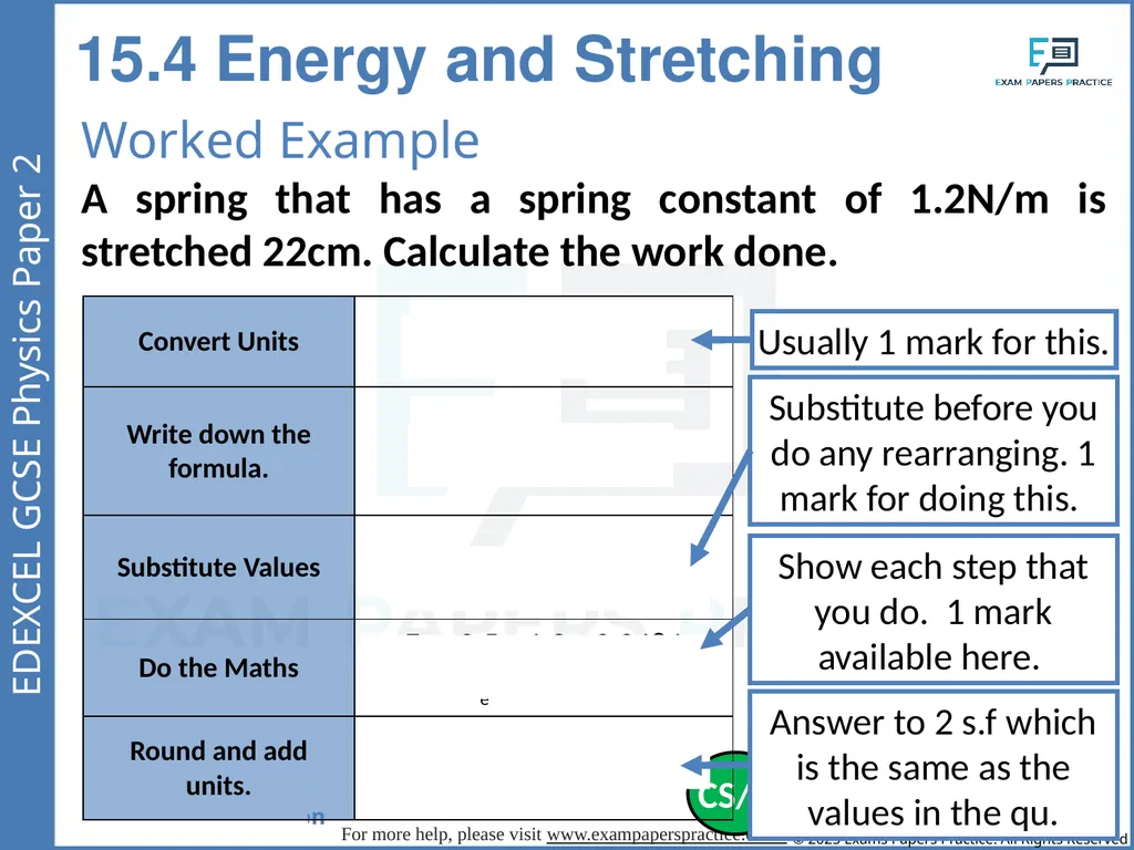 Forces and Matter Paper 2 If you applied a force - slide 11 of 33