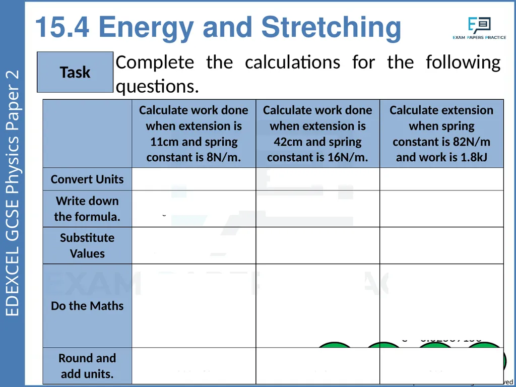 Forces and Matter Paper 2 If you applied a force - slide 13 of 33
