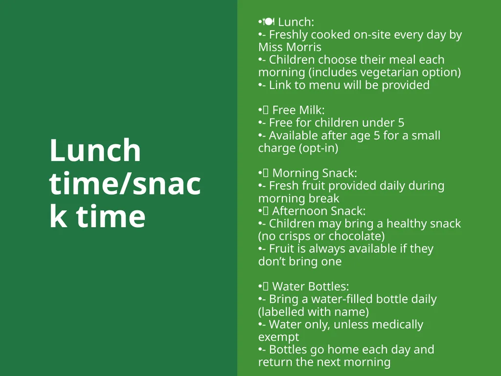 Parents' Information Session for New Starters - slide 11 of 21