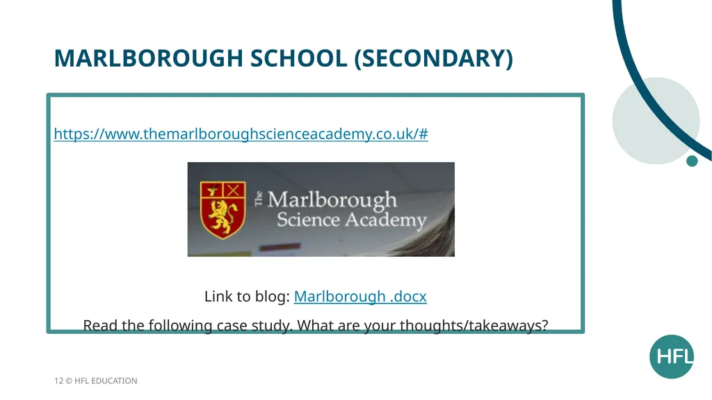 HFL Education Briefing: Socio-economic - slide 12 of 22