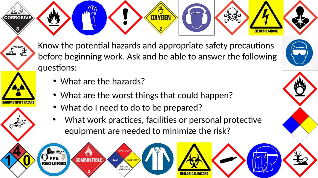 LABORATORY SAFETY TRAINING UVU College of Science - slide 19 of 46