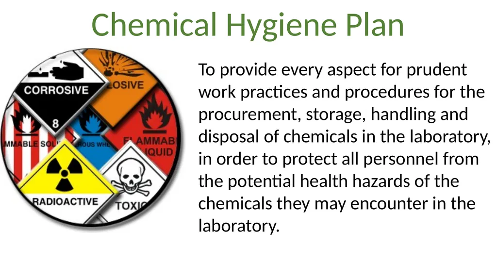 LABORATORY SAFETY TRAINING UVU College of Science - slide 6 of 46
