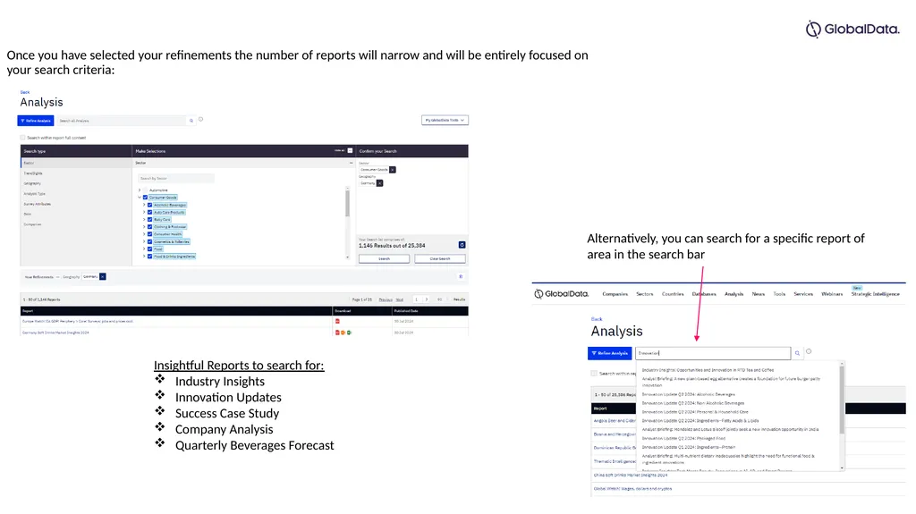 Consumer Intelligence Centre How to Guide Content: - slide 25 of 59