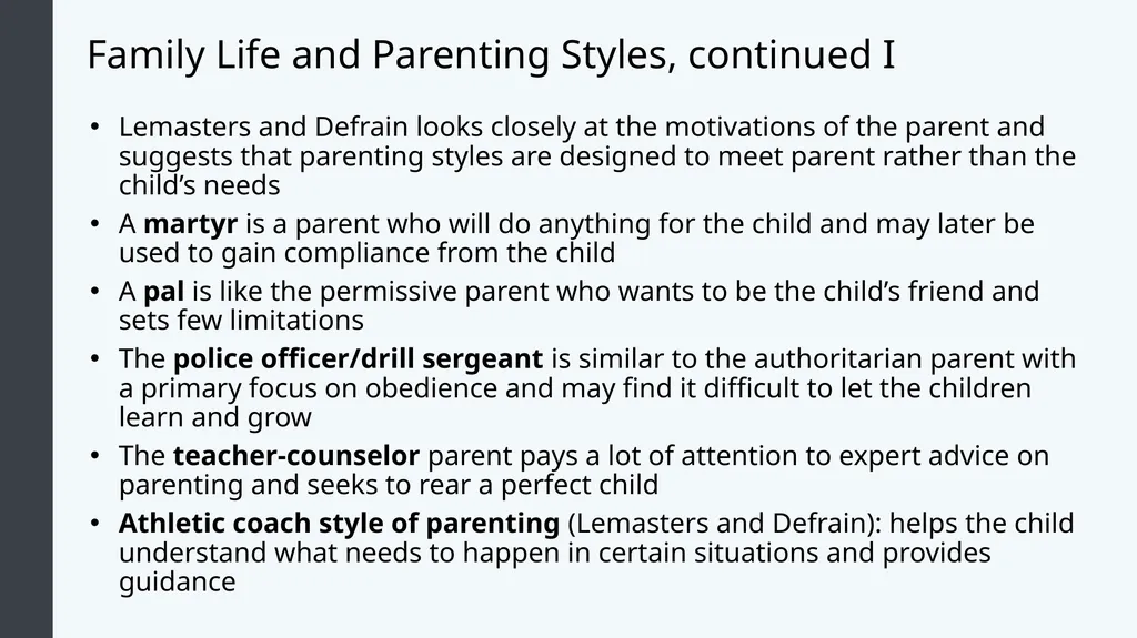 Lifespan Development Module # 5: Early Childhood - slide 30 of 38
