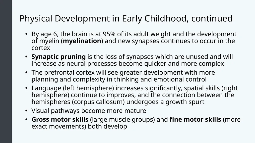 Lifespan Development Module # 5: Early Childhood - slide 6 of 38