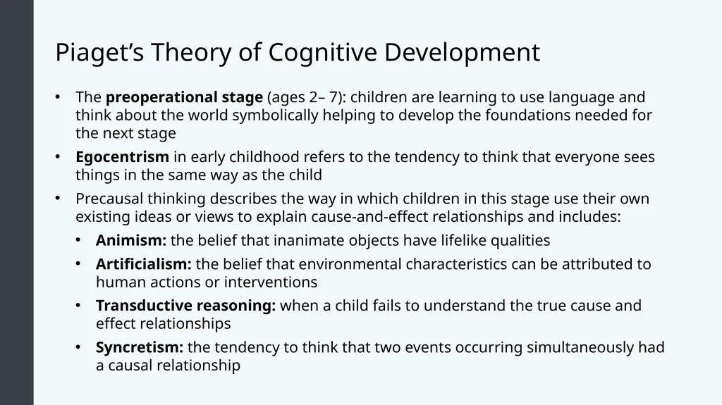Lifespan Development Module # 5: Early Childhood - slide 12 of 38