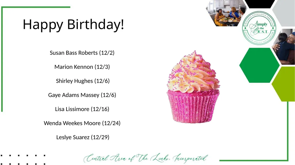 Minneapolis-St. Paul Chapter The Links, - slide 26 of 28