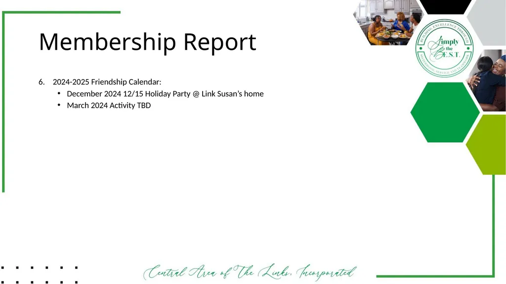 Minneapolis-St. Paul Chapter The Links, - slide 13 of 28