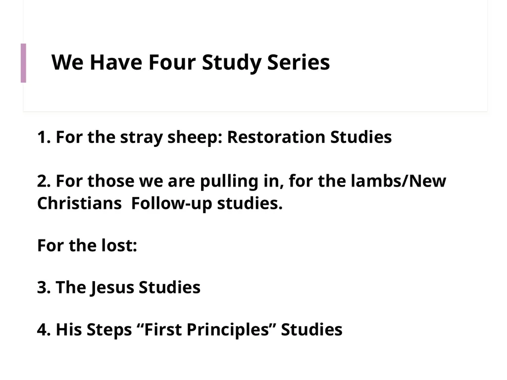 Coming Home Discipleship Study Bible Study Series - slide 2 of 17