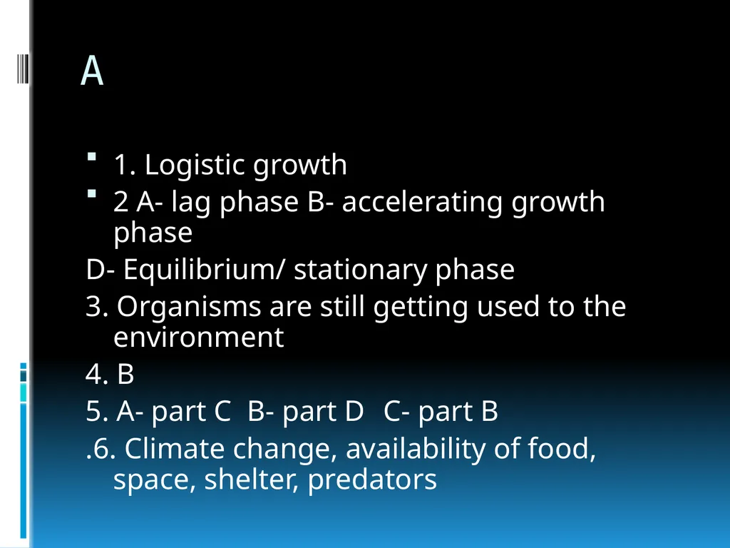 ENVIRONMENTAL STUDIES POPULATION ECOLOGY - slide 30 of 43