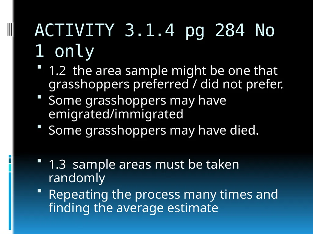 ENVIRONMENTAL STUDIES POPULATION ECOLOGY - slide 38 of 43