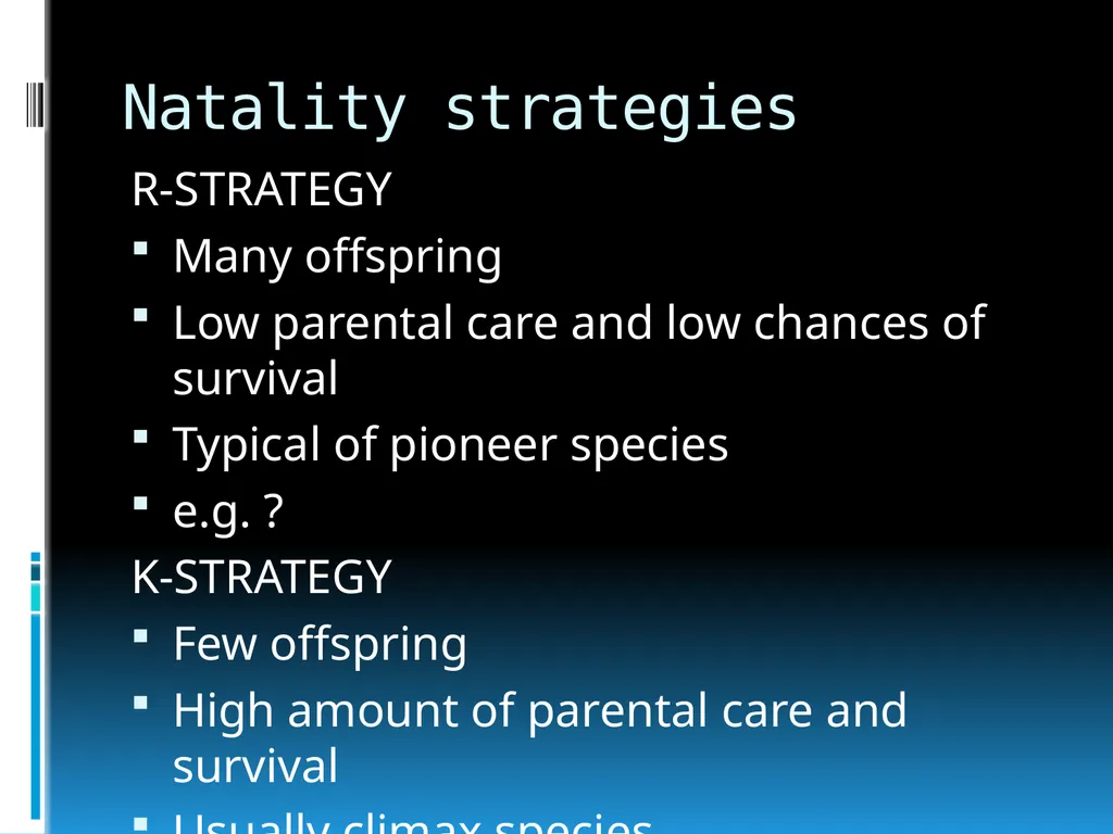 ENVIRONMENTAL STUDIES POPULATION ECOLOGY - slide 8 of 43