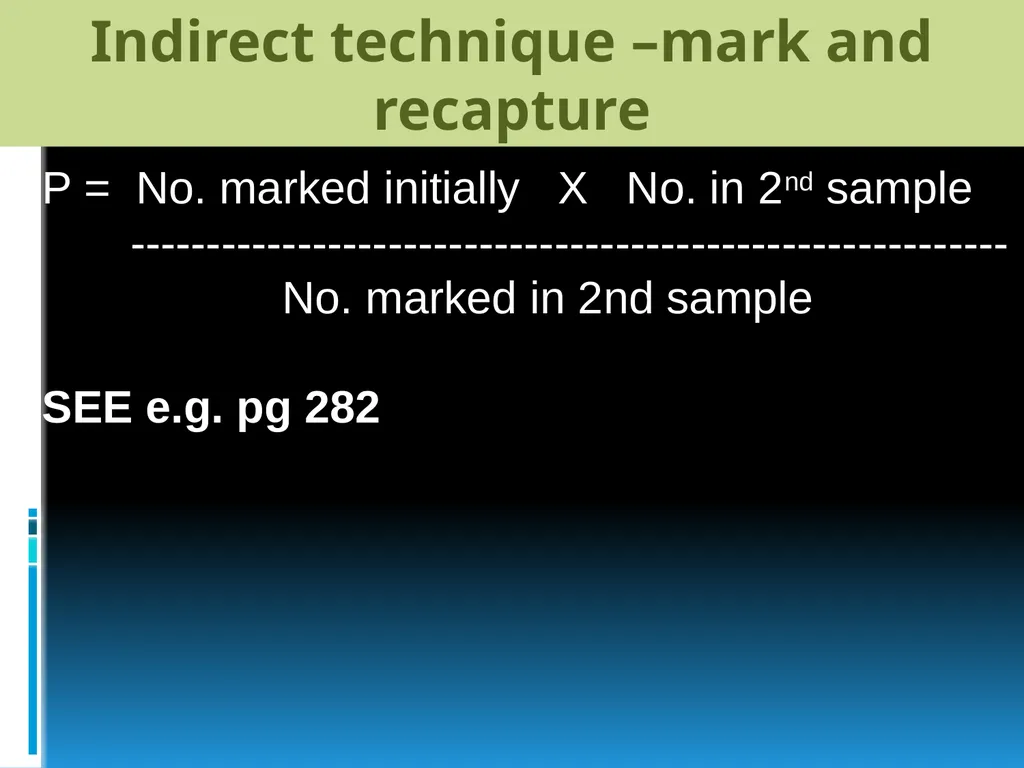 ENVIRONMENTAL STUDIES POPULATION ECOLOGY - slide 35 of 43