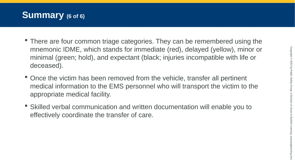 Victim Access and Management CHAPTER 9 Knowledge - slide 74 of 74